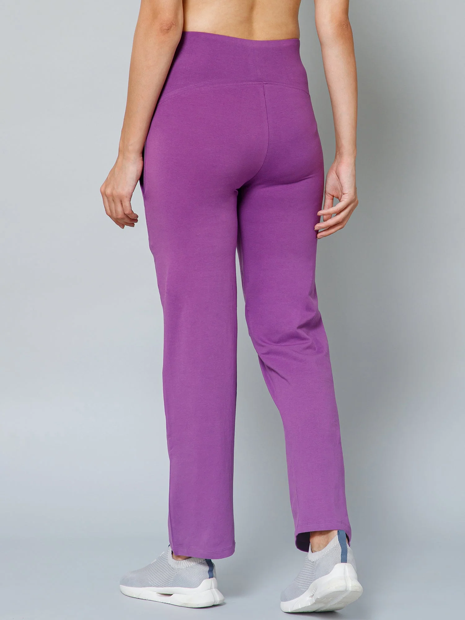 247 Zactive™ Purple High Waisted Maternity Pants Trousers WITH POCKETS - Image 8