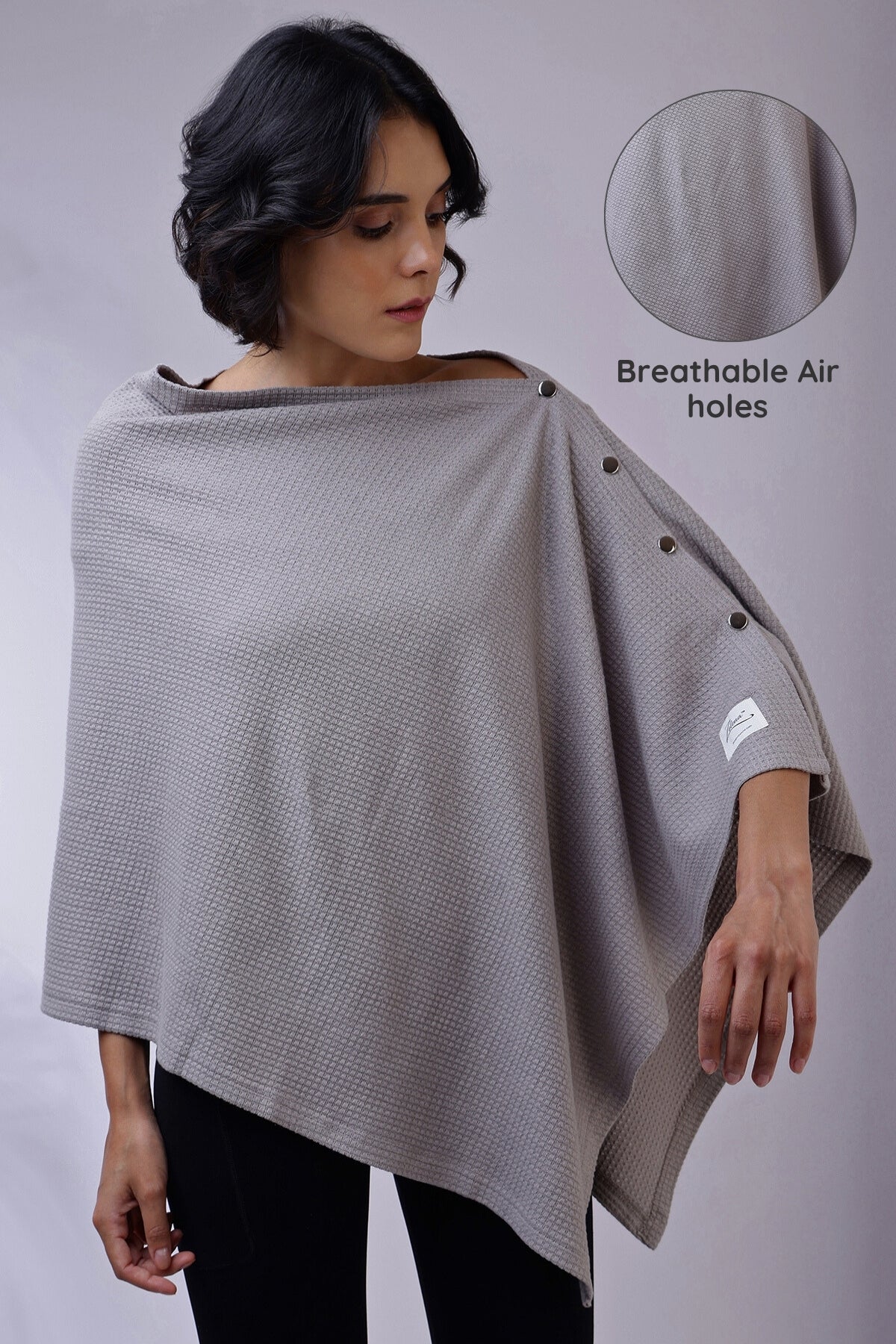 Amara Nursing Cover - Grey - Image 6