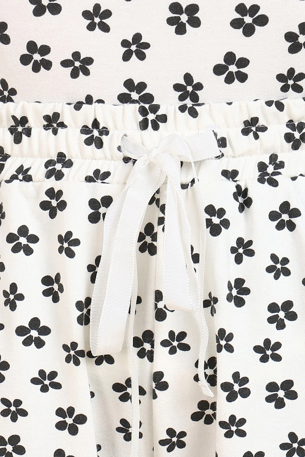 Black Floral 100% Cotton Shorts (Pregnancy & Postpartum) - Image 10