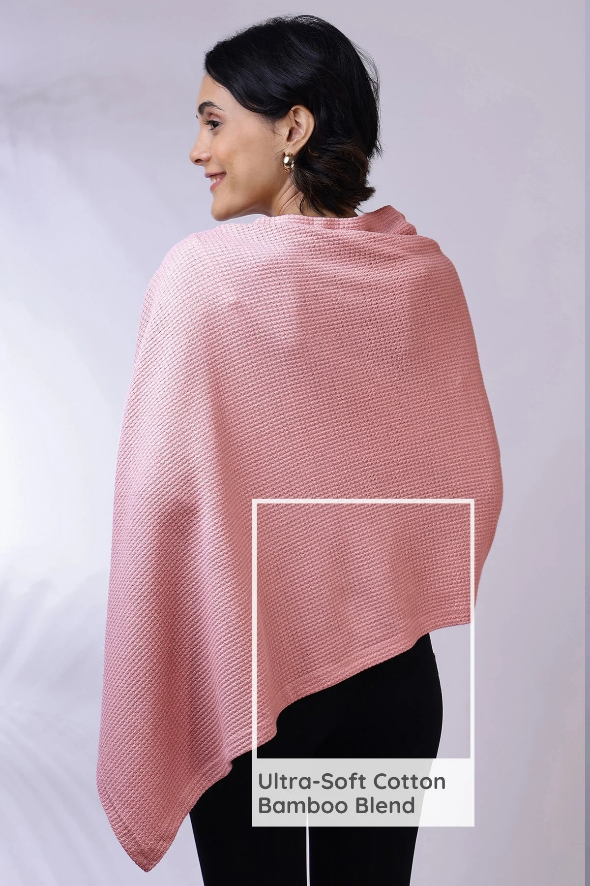 Diana Nursing Cover - Light Pink - Image 16