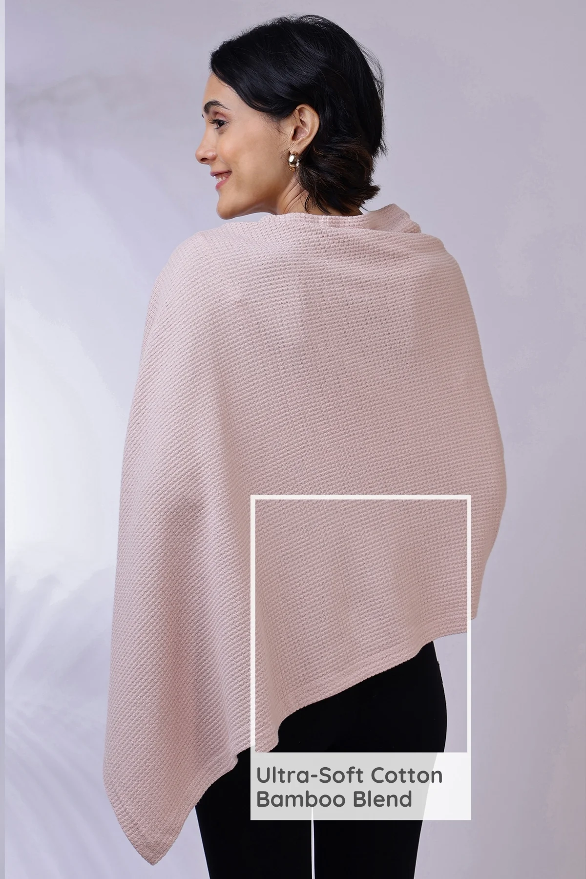 Diana Nursing Cover - Blush Pink - Image 4